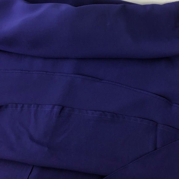 Uniqlo Blue A-Line Drape Sleeveless Dress - Picture 5 of 9